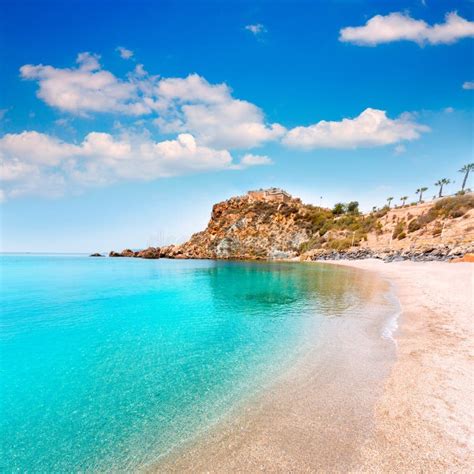 Cartagena Cala Cortina Beach in Murcia Spain Stock Photo - Image of coastline, spain: 45206328