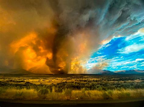 What is a fire tornado? 'Extreme fire activity' sparks rare weather warning at Loyalton Fire ...