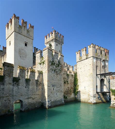 Castle of Sirmione stock photo. Image of italian, lake - 31778124