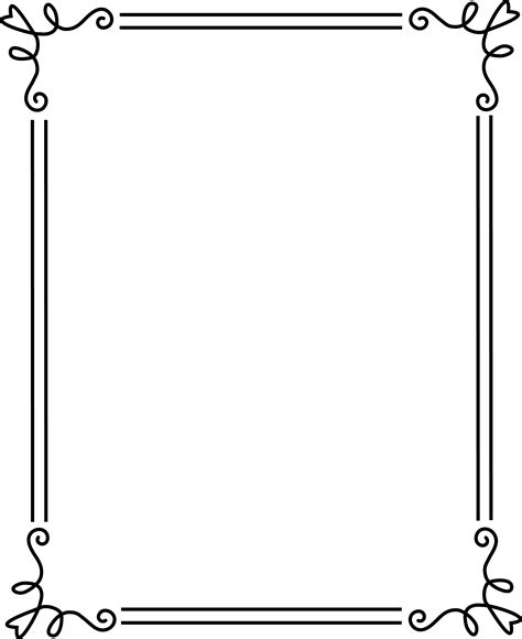 Frame Png Black - PICSFORFREE