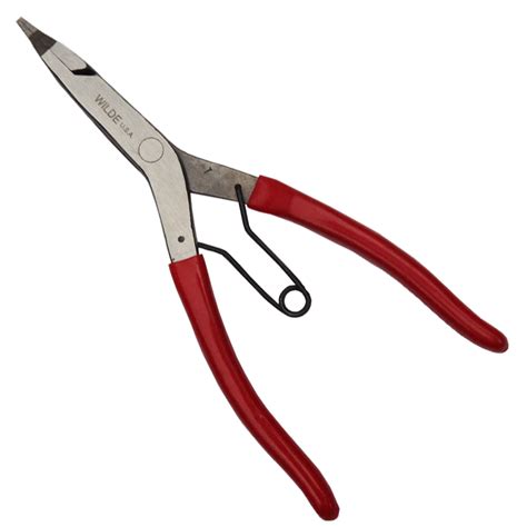 9″ Straight Tip Lock Ring Pliers, Polished G407P | Wilde Tool