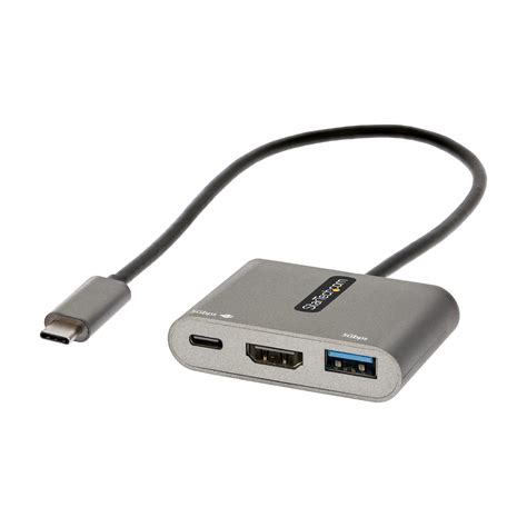 USB C Multiport Adapter, USB-C to HDMI 4K Video, 100W PD Pass-Through, USB 3.0 Hub 5Gbps (1xType ...