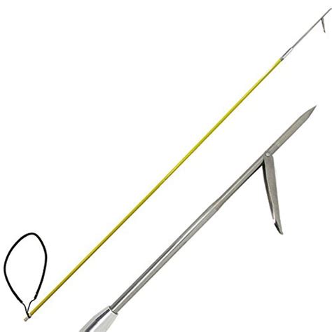 Scuba Choice 7' One Piece Spearfishing Fiber Glass Pole Spear with 1 Prong Single Barb Tip- Buy ...