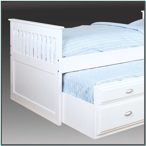 White Full Trundle Bed With Storage - Bedroom : Home Decorating Ideas ...