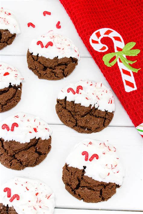 Chewy Chocolate Peppermint Cookies | Balancing Motherhood