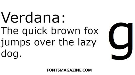 Verdana Font Download | The Fonts Magazine