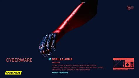 Gorilla Arms | Cyberpunk 2077 Cyberware | How To Get, Effects and Locations