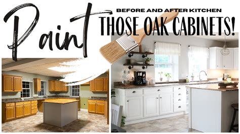 Refinishing Oak Kitchen Cabinets Before And After – Two Birds Home