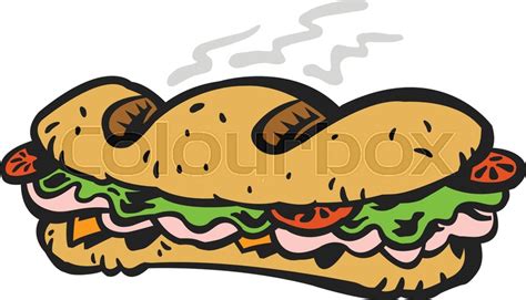 Sub sandwich | Stock vector | Colourbox