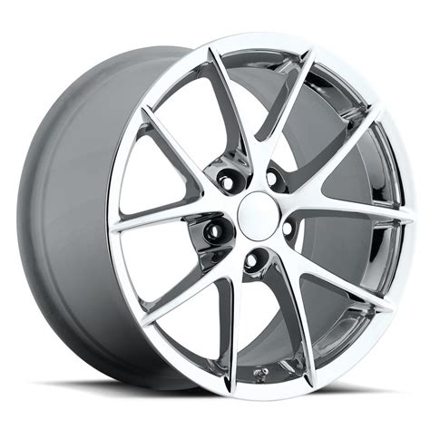 Factory Reproductions Wheels FR 18 C6 Z06 Corvette - Chrome Rim Wheel Size 18x9.5 - Performance ...