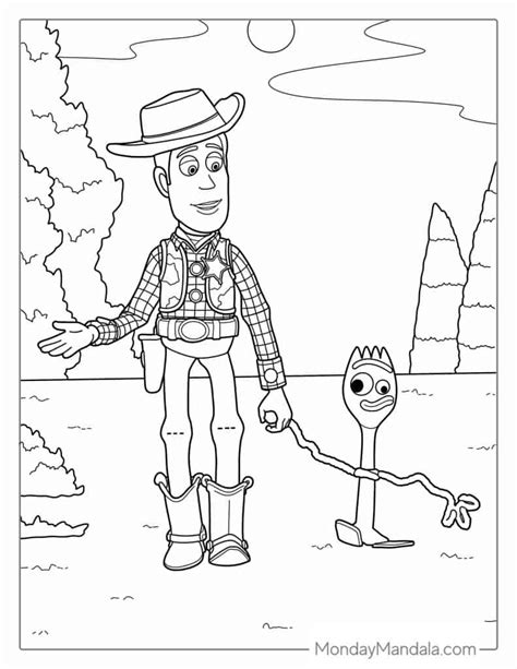 27+ Woody Coloring Page Printable - FinnlayRyder