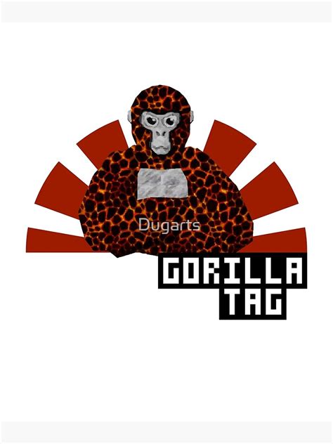 "gorilla tag pfp maker Gorilla Tag Lava" Poster for Sale by Dugarts | Redbubble