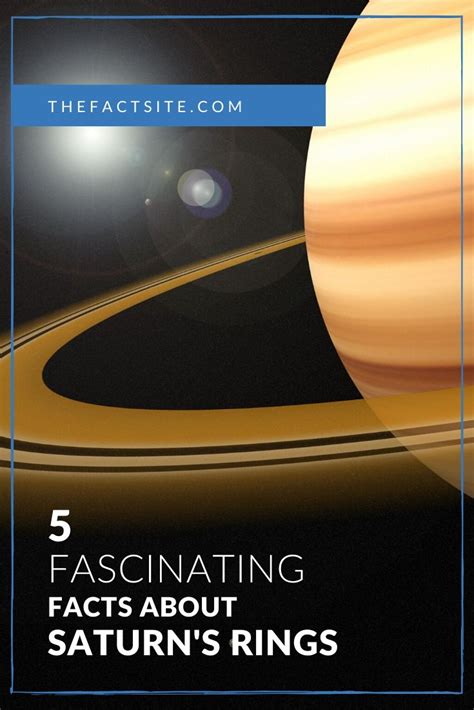 5 Fascinating Facts About Saturn's Rings - The Fact Site