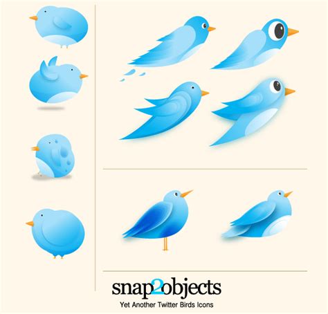 Twitter Bird Free Vector