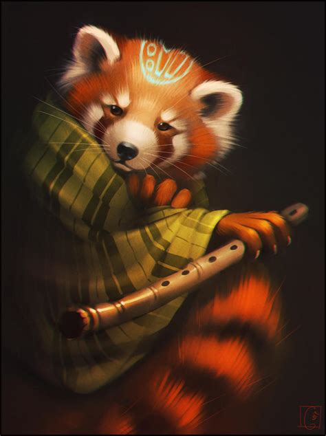 Red panda by GaudiBuendia on DeviantArt