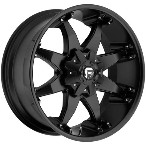 Fuel D509 Octane 20x9 8x6.5" +1mm Matte Black Wheel Rim 20" Inch - Walmart.com - Walmart.com