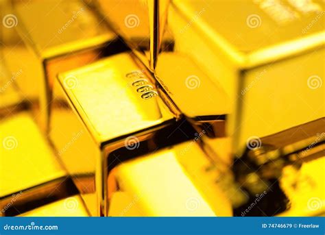 Gold bars stacked up stock image. Image of evaluate, bars - 74746679