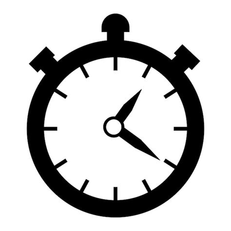 Premium Vector | Stopwatch icon logo vector design template