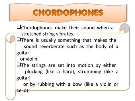 Chordophone presentation