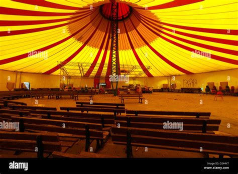 Circus tent interior hi-res stock photography and images - Alamy