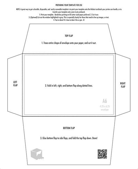 6X9 Envelopes Template Database