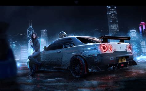 Nissan Skyline Wallpaper 4K - Скачать 3840x2160 nissan, skyline, gt-r ...