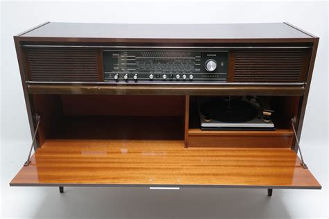 SOLD | 60's Grundig Vintage Record Changer Stereo Console - AM/FM Tune – The Vintedge Co.