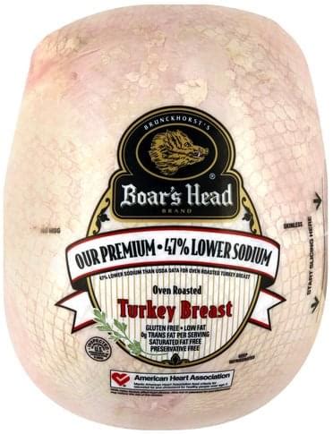 Boars Head Oven Roasted Turkey Breast - 1 ea, Nutrition Information | Innit