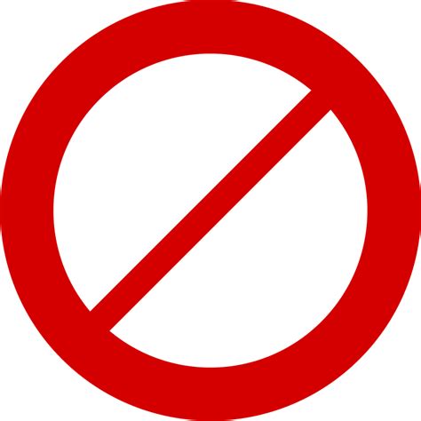 File:No icon red.svg - Wikimedia Commons