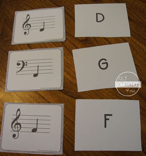 FREE Music Note Flashcards