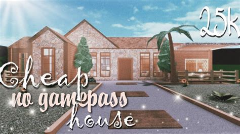 Cute Aesthetic Bloxburg Houses Cheap No Gamepass