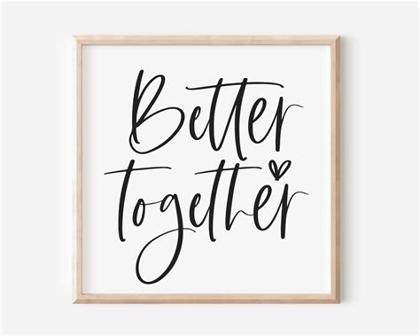 Better Together SVG Couples Svg Bedroom Sign Svg - Etsy