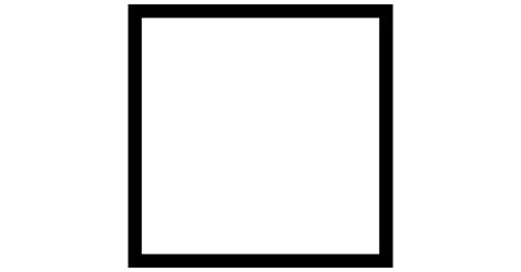 Black Rectangle Outline Png