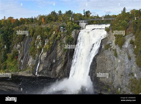 Montmorency Falls // Chute-Montmorency North of Quebec City, Quebec, Canada along the Saint ...