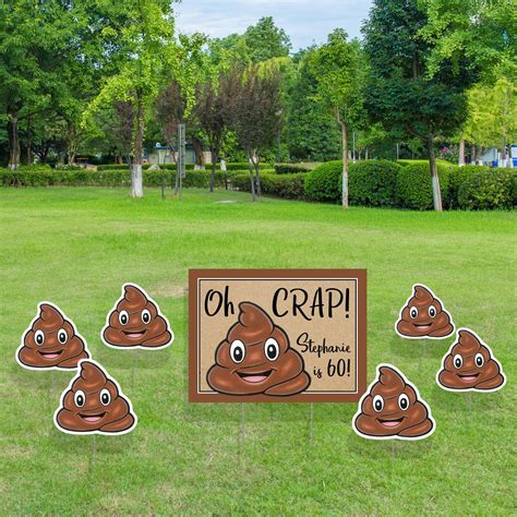 Funny Birthday Yard Sign, Custom Lawn Signs, Outdoor Party Decorations - Etsy