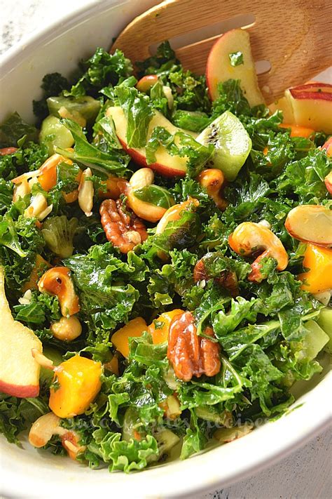 How To Make The Best Kale Salad:A Step-by-Step Guide | Savory Bites Recipes - A Food Blog with ...