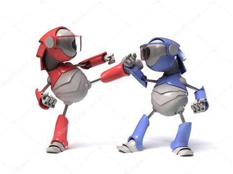 Fighting robots — Stock Photo © zhevelev #3890479