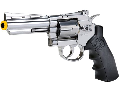 SRC 4 Inch Titan Full Metal CO2 Airsoft Revolver - Silver - Just Airsoft Guns