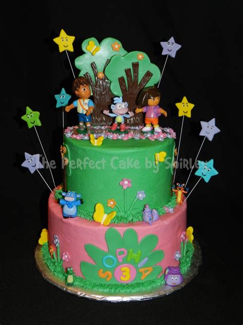 Dora And Diego Birthday Cake - CakeCentral.com