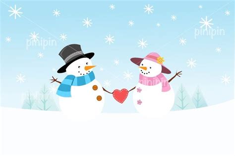 Snowman Couple In Love | Free vector art, Couples in love, Snowman