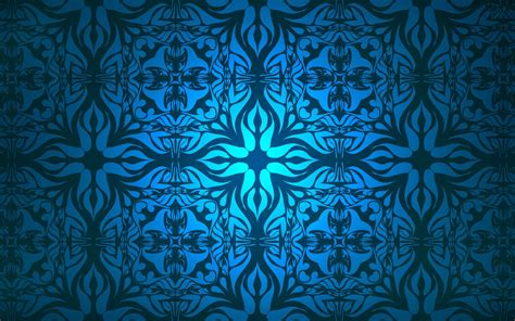 Elaborate pattern with blue neon glow behind it | Blue background patterns, Background patterns ...