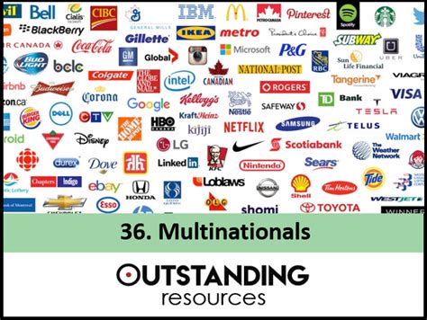 Economics: Lesson 36 - Multinationals (multinational companies) by Outstanding_Resources ...