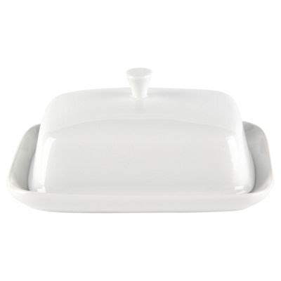 Buy Super White Butter Dish, Porcelain from our Butter Dishes range - Tesco