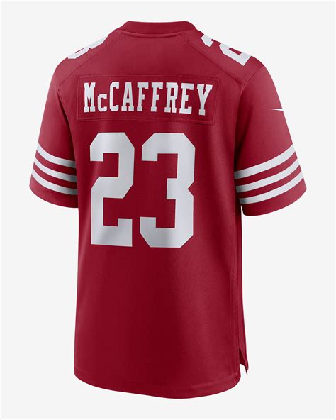 NFL San Francisco 49ers (Christian McCaffrey) Men's Game Football Jersey. Nike.com