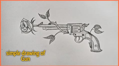 Roses And Guns Drawings