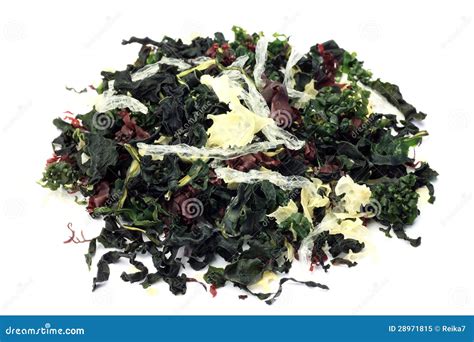 Dry seaweed stock image. Image of products, salad, food - 28971815