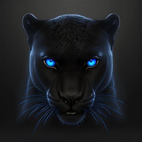 Black Panther Wallpaper With Blue Eyes - Infoupdate.org