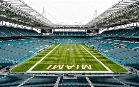 Download wallpapers Hard Rock Stadium, Miami Dolphins Stadium, NFL ...