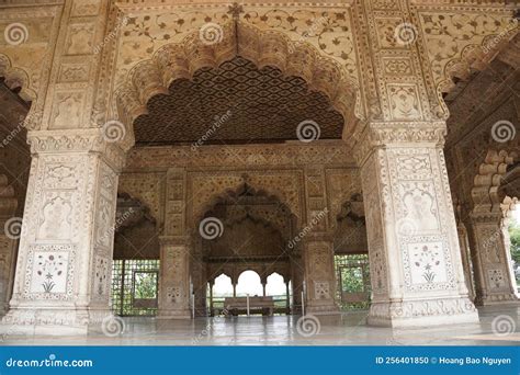 Architecture of Red Fort in New Delhi, India Stock Photo - Image of commerce, complex: 256401850