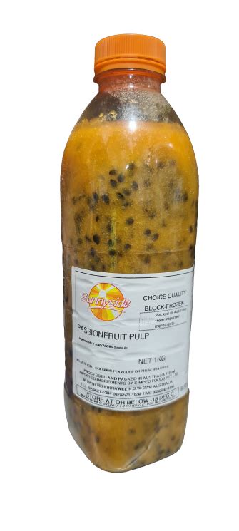 Linmick Distributors | Fruit – Passion Fruit Pulp 1ltr